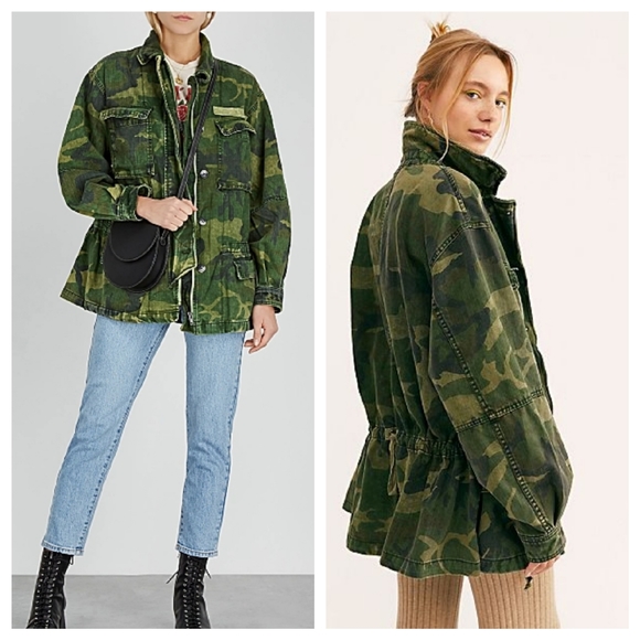 Free People | Seize The Day Camo Jacket - Picture 4 of 5